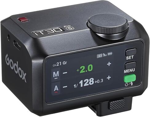 Godox iT30 Pro N iT30Pro Mini Flash for Nikon Camera, TTL AutoExposure,1/8000s HSS, Touchscreen, 2.4G Wireless Master/Slave, 560 Flashes Speedlite, 1.5s Recycle, Built-in Diffuser & Lithium Battery in Saudi Arabia