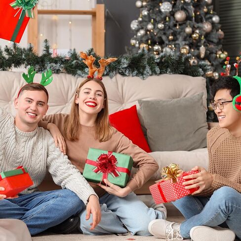 48 PCS أقواس سحب كبيرة للهدية غلاف 6 بوصة ملونة السحب أقواس الصناديق هدايا سلة التغليف عيد ميلاد الزفاف عيد الميلاد عيد الشكر ديكور الحفل (الذهب البرتقالي البني) in Saudi Arabia