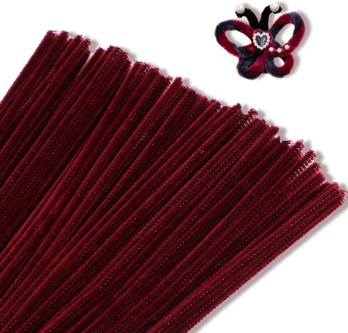 Giwrmu 200pcs 20colors Pipe Cleaners Craft, Pipe Cleaners Chenille Stem, Fuzzy Sticks Craft Supplies, Multi-Colored Pipe Cleaner for Creative Handmade DIY Art Craft Project in Saudi Arabia