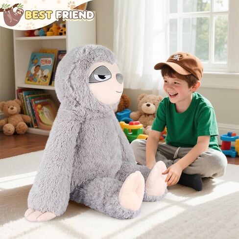 عملاق Capybara Plush 30 "، Jumbo Soft Capybara محشو بالحيوان ، ألعاب أفخم العملاقة وسادة تعانق لتخفيف الإجهاد ومساعدات النوم ، هدية ضخمة Cuddly Capibara Plushie للأطفال البالغين in Kuwait