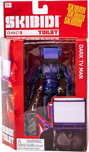 Skibidi Evalet Deluxe Figure - Series 2 ، 6 "Troundible Figures ، YouTube Animation Sensation ، Merch toilet merch - attro Astro Evalet in Saudi Arabia