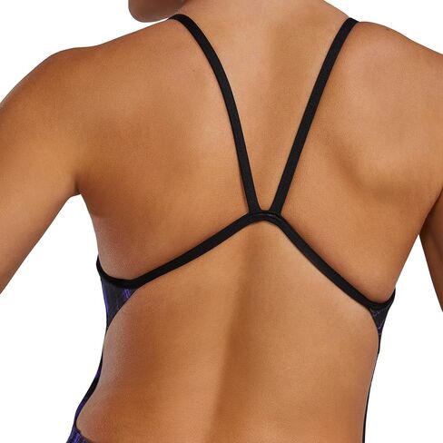 بدلة سباحة نسائية من قطعة واحدة من TYR Standard Cycloid Durafast Elite Cutoutfit، أزرق، 34 in Kuwait