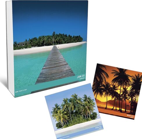 365 Daily Desk Calendar for 2026 by Graphique, Day to Day Calendar for Home or Office, Tear Off Pages, Joyful Landscapes in Saudi Arabia