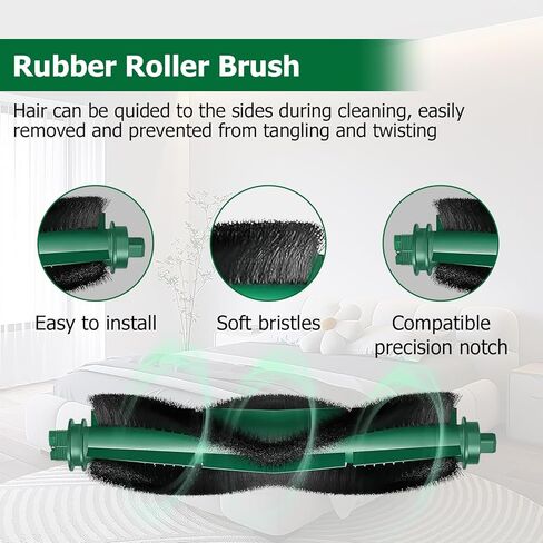 مجموعة ملحقات بديلة مكونة من 27 قطعة لجهاز iRobot Roomba Plus 405 Combo، بالإضافة إلى 505 Combo Robot، تتضمن فرشتين رئيسيتين، 6 أكياس غبار، 6 وسادات ممسحة، 4 مرشحات، 8 فرش جانبية، 1 فرشاة تنظيف in Kuwait