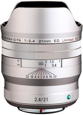 Pentax FA 21mmF2.4ED Limited DC WR Black Ultra-Wide-Angle Single Focus Lens [for use with Full Frame DSLR ] Limited, machined Aluminum Barrel, (28040) in Saudi Arabia