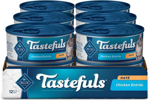 Blue Buffalo Congers Natural Pate Cat Food Food Pack ، سمك السلمون ، الدجاج ، أسماك المحيطات وتونة إدخال 3 أوقية (12 عدد - 4 من كل نكهة) in Kuwait