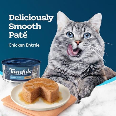 Blue Buffalo Congers Natural Pate Cat Food Food Pack ، سمك السلمون ، الدجاج ، أسماك المحيطات وتونة إدخال 3 أوقية (12 عدد - 4 من كل نكهة) in Kuwait