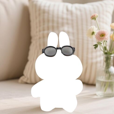4pcs نظارات دمية ، 4 ألوان دمية بلاستيكية تلبيس eyeglasses ألعاب الأزياء إكسسوارات الأزياء متوافقة مع 5.12 بوصة (أبيض ، أسود ، السلحفاة ، الأرجواني) in Saudi Arabia