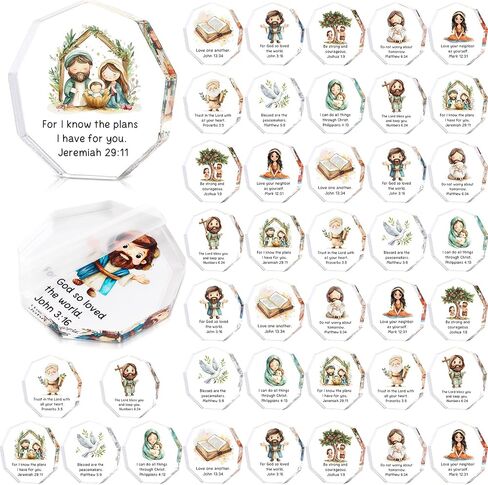 20 Pcs Acrylic Christian Gifts Bulk Religious Appreciation Scripture Gifts with Bible Verse Prayers Church Keepsake for Pastor Christmas Christening Sunday School Table Party Decor in Saudi Arabia