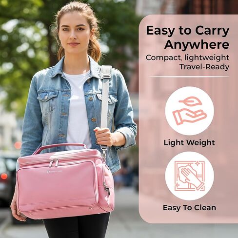 New Insulated Spectra Travel Bag - Breast Pump Bag Fit for Spectra S1 and S2, Upgraded Wearable Breast Pump case | Pumping Bag with Waterproof Mat, Portable Pump Carrying Case for Work Travel Black in Kuwait