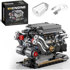 طقم بناء محرك V8 للبالغين ، قم ببناء لعبة MOC Mini V8 Engine Model للعرض ، متوافق مع مجموعة LEGO للسيارات ، ومشروع بناء STEM للمراهقين والأطفال الأولاد 8-14 (692 PCS) in Saudi Arabia