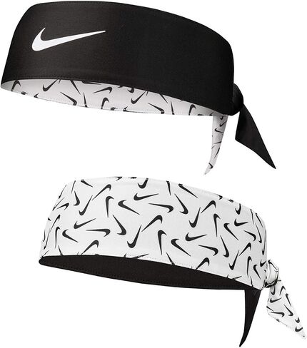 NIKE Pink Dri-fit Printed 2.0 Reversible Tie Head - Unisex - Sweat Wicking - One Size Fits All in Saudi Arabia