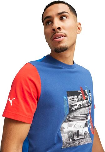 PUMA Men's Standard BMW M Motorsport Graphic T-Shirt, Black SS25, X-Large in Saudi Arabia