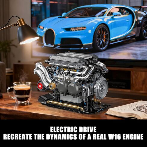 V8 Engine Building Kit for Adults, Build Your Own MOC Mini V8 Engine Model Toy for Display, Compatible with Lego Car Set, STEM Building Project for Teens & Kids Boys 8-14 (692 PCS) in Saudi Arabia