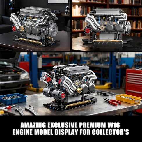 V8 Engine Building Kit for Adults, Build Your Own MOC Mini V8 Engine Model Toy for Display, Compatible with Lego Car Set, STEM Building Project for Teens & Kids Boys 8-14 (692 PCS) in Saudi Arabia