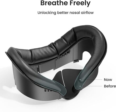 KIWI design V3 Facial Interface, Face Pad Compatible with Meta Quest 3 Accessories, NOT for Quest 3S in Saudi Arabia