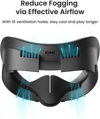 KIWI design V3 Facial Interface, Face Pad Compatible with Meta Quest 3 Accessories, NOT for Quest 3S in Saudi Arabia