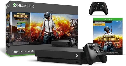 حزمة Microsoft Xbox One X سعة 1 تيرابايت PLAYERUNKNOWN'S BATTLEGROUNDS + وحدة تحكم Xbox One اللاسلكية - أسود | تشمل: وحدة تحكم Xbox One X سعة 1 تيرابايت، لعبة PLAYERUNKNOWN’S BATTLEGROU الكاملة، وحدة تحكم Xbox One اللاسلكية (متجددة) in Saudi Arabia