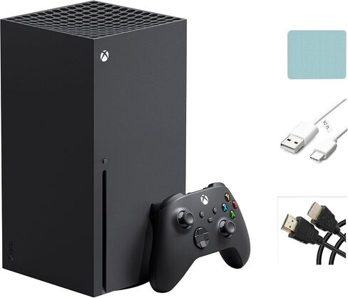 Microsoft Xbox Series X Bundle, 1TB SSD Video Gaming Console with One Xbox Wireless Controller + Accessories (Renewed) in Saudi Arabia