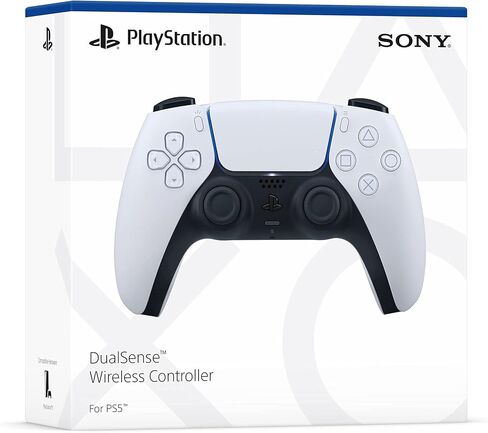 Playstation 5 DualSense Wireless Controller - White (Renewed) in Saudi Arabia