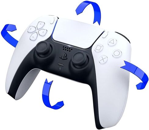 Playstation 5 DualSense Wireless Controller - White (Renewed) in Saudi Arabia