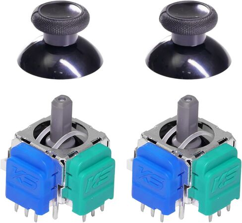 K-Silver TMR Joystick Replacement for Xbox One/Xbox Series X/S, JS13 Thumbsticks - No Drift, High Precision, Non-Slip, Durable Joysticks in Saudi Arabia