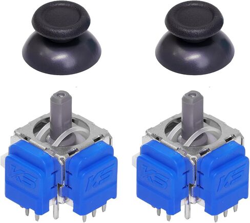 K-Silver TMR Joystick Replacement for Xbox One/Xbox Series X/S, JS13 Thumbsticks - No Drift, High Precision, Non-Slip, Durable Joysticks in Saudi Arabia