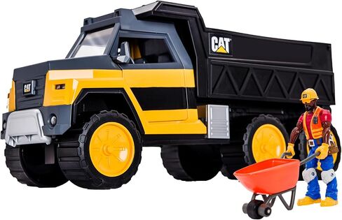 CAT Construction Workforce Jumbo Tower Crane Set, 50-Inch RC Crane Toy with 360-Degree Rotation, Hook and Wrecking Ball, Light, Skid Steer and 4" Figure, USB Rechargeable, Ages 5+ in Kuwait