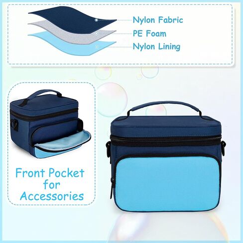 حقيبة حمل LoDrid متوافقة مع نظام ألعاب Nex Playground، منظم تخزين مع حزام كتف لوحدة التحكم في الألعاب والملحقات الأخرى، وردي، حقيبة فقط in Kuwait