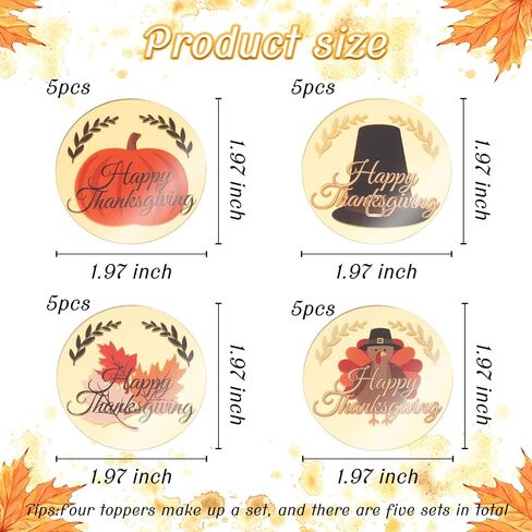 20pcs Gold Mirror Acrylic Cupcake Toppers Acrylic Engraved Cake Picks Cupcake Disc Happy Birthday Cake Decoration Circle Round Shape DIY Party Supplies in Saudi Arabia