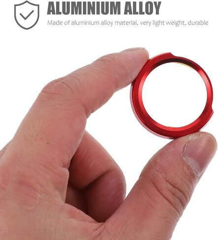 FAVOMOTO Car Start Button Cover Aluminum Alloy Protective Decoration Sticker for Stylish Auto Decoration Dust Prevention and Fashionable Interior Upgrade in Saudi Arabia