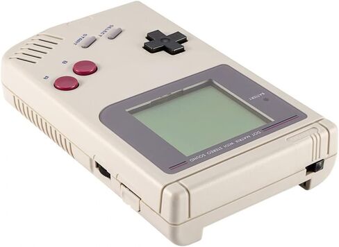 eXtremeRate Gray Replacement Full Housing Shell for Gameboy Classic 1989 GB DMG-01 Console with Screen Lens & Buttons - Handheld Game Console NOT Included in Saudi Arabia