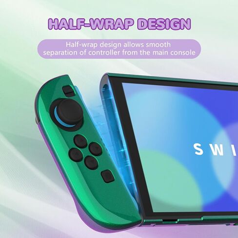PlayVital Hard Case for Nintendo Switch 2 with Extra Stand & Thumb Grip Caps | Split Design, Dockable Protective Full-Body Shell Cover for Nintendo Switch 2 | Solid Color Series, Cherry Blossoms Pink in Saudi Arabia