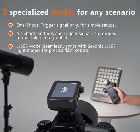 GODOX X3 PRO S X3PRO TTL Wireless Flash Trigger for Sony with Bluetooth Integration & APP Control Touch Screen 2.4GHz Wireless X System Pro Shooting Modes Shutter Control Fast Charging in Saudi Arabia