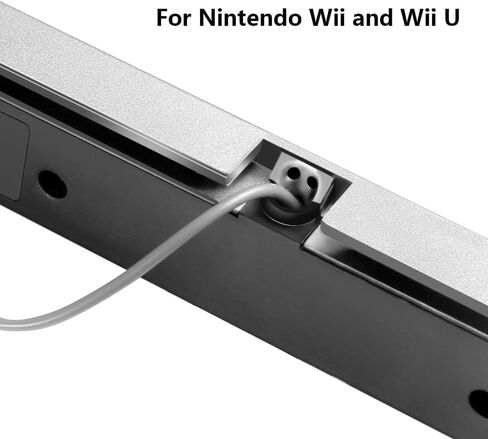 شريط مستشعر لجهاز Wii، شريط مستشعر سلكي بديل للأشعة تحت الحمراء لوحدة تحكم Nintendo Wii وWii U، يتضمن حاملًا شفافًا in Saudi Arabia