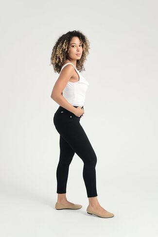 1822 Denim Women's Petite 26" Butter Mid-Rise Skinny Jeans in Saudi Arabia