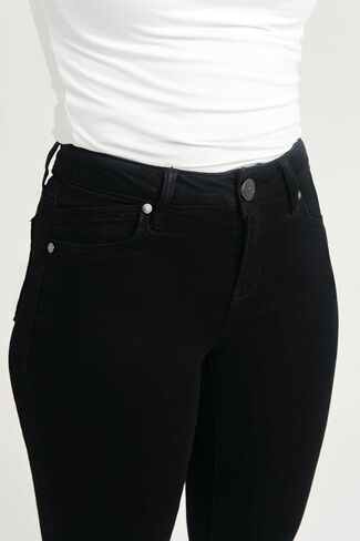 1822 Denim Women's Petite 26" Butter Mid-Rise Skinny Jeans in Saudi Arabia