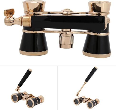 Opera Binocular Telescope Theater Portable 3X25 BK7 Optical Glass Clear Sharp Detailed Indoor Viewing Central Focus for Women Girls Children (Red) in Saudi Arabia