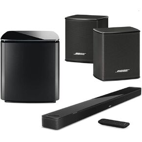 نظام المسرح المنزلي Bose Smart Ultra Dolby Atmos Soundbar، Bass Module 700 2X مكبر صوت محيطي لاسلكي، (أبيض) in Kuwait