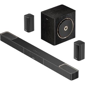 ULTIMEA Skywave X50 5.1.4ch Wireless Surround Sound System for TV, 760W Professional Sound Bar w/Dolby Atmos, 2 Wireless Surround Speakers & 8" Subwoofer, GaN Amplifier, 4K HDR Pass-Through, HDMI eARC in Kuwait