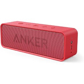 Anker Soundcore Upgraded Bluetooth Speaker with IPX5 Waterproof, Stereo Sound, 24H Playtime, Portable Wireless Speaker for iPhone, Samsung and More (Black) in Saudi Arabia