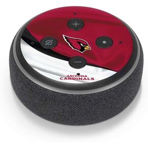 غلاف صوتي من Skinit متوافق مع Amazon Echo Dot 3 - تصميم مرخص رسميًا من NFL Arizona Cardinals in Kuwait