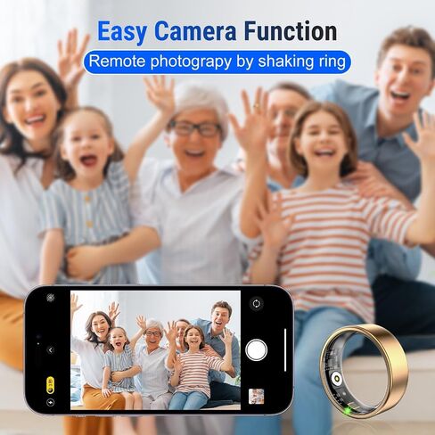 Smart Ring Fitness Tracker Ring for Women,Health Heart Rate Ring with Activity Tracker, Sleep Monitor and Oximeter, No Subscription Fee,Remote Photography, IP68 Waterproof in Kuwait