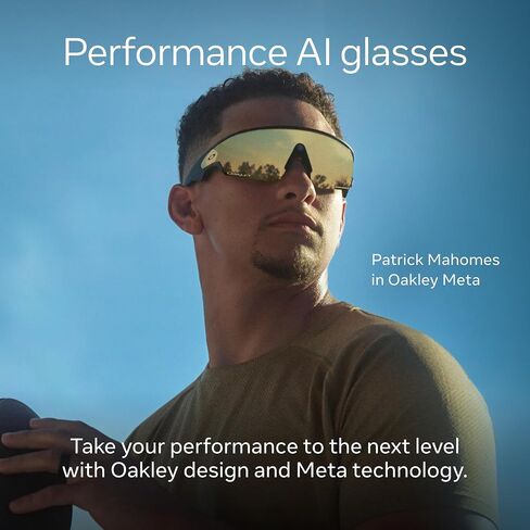 Oakley | Meta Vanguard with Meta AI, Audio, Photo, Video Compatibility - Black, Prizm™ 24K in Saudi Arabia
