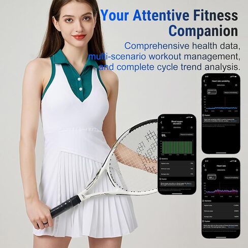 Smart Ring Fitness Tracker Ring for Women,Health Heart Rate Ring with Activity Tracker, Sleep Monitor and Oximeter, No Subscription Fee,Remote Photography, IP68 Waterproof in Kuwait