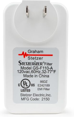 Stetzerizer Filters for Dirty Electricity - Genuine Original Graham-Stetzer Home/Office Line EMI Filters (2-Pack) in Saudi Arabia