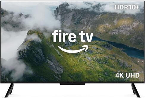 Amazon Fire TV 43 بوصة 4-Series (أحدث طراز)، تلفزيون ذكي 4K Ultra HD مع Alexa Remote، HDR10+، معالج سريع، Dolby Audio، Ambient Experience، تلفزيون مجاني ومباشر in Kuwait