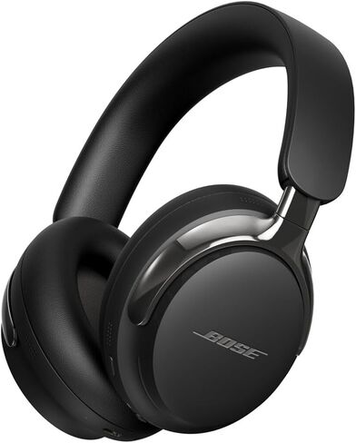 Bose New QuietComfort Ultra Bluetooth Headphones (2nd Gen), Wireless Headphones with Spatial Audio, Over Ear Noise Cancelling with Mic, Up to 30 Hours of Play time, Black in Saudi Arabia