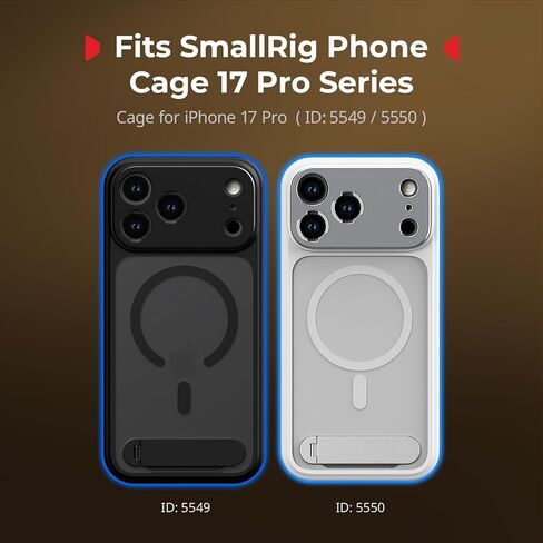 محول حلقة فلتر مغناطيسي SmallRig FilMov 67 مم لحافظة الهاتف (SmallRig 17 Pro Max 5551/5552)، متوافق مع سلسلة الفلتر المغناطيسي 67 مم (4726/4581/4582/5169/5170)-5548 in Kuwait