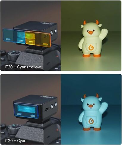 Godox MA01 iFlash On-Camera Flash Light Magnetic Attachment,Equipped with Magnetic Snap-on diffusers, Color Filters (CTO/CTB), Creative gels, and Honeycomb Grids in Saudi Arabia